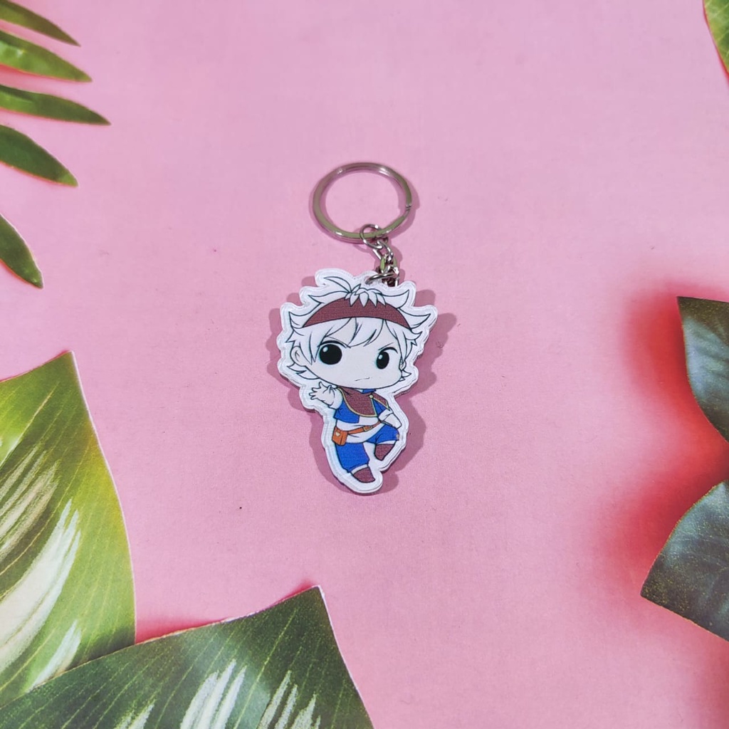 Jual Gantungan Kunci Akrilik - Keychain Anime Black Clover - Asta ...