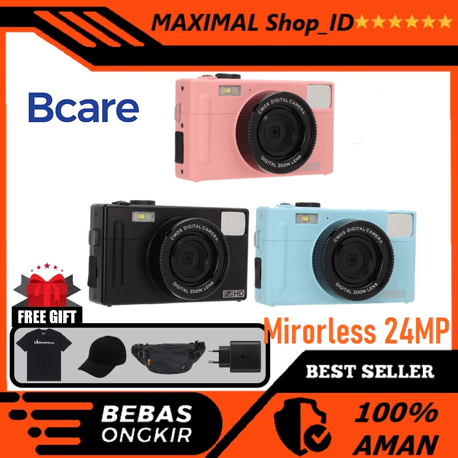 Jual Bcare Mirrorless Digital Camera 24MP | Shopee Indonesia