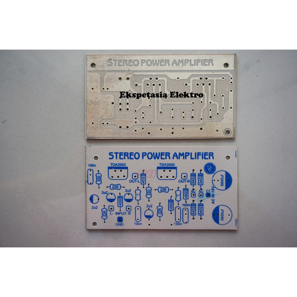 Jual PCB Stereo Power Amplifier TDA 2050 | Shopee Indonesia
