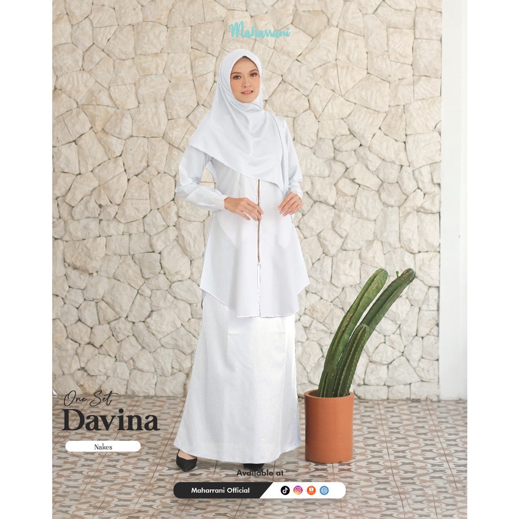 Jual Davina Setelan Rok Nakes Seragam Dinas Wanita Katun Toyobo By ...