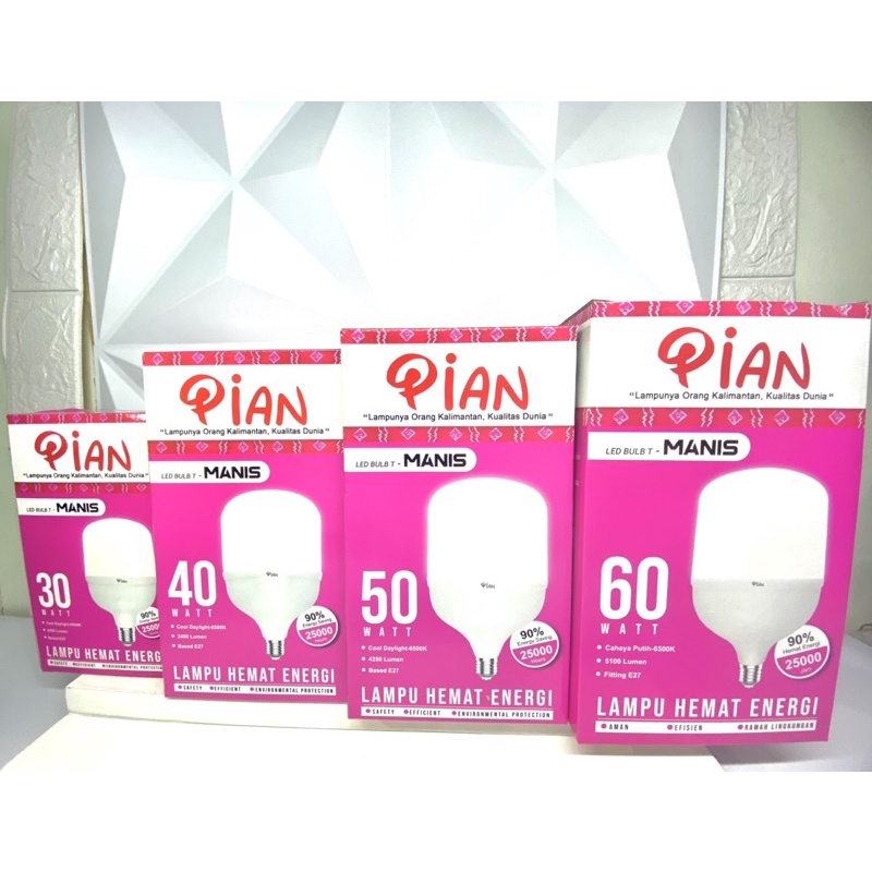 Jual Lampu Led Pian Capsule 30 60 Watt Shopee Indonesia