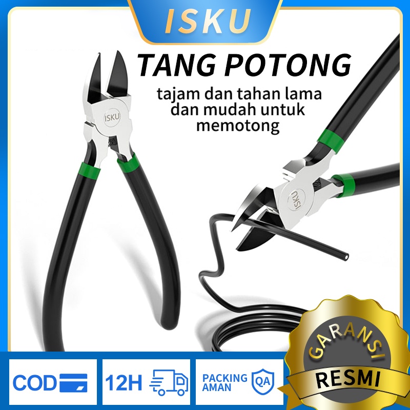 Jual Isku Tang Potong Kawat Inch Plastic Cutting Nippers Carbon