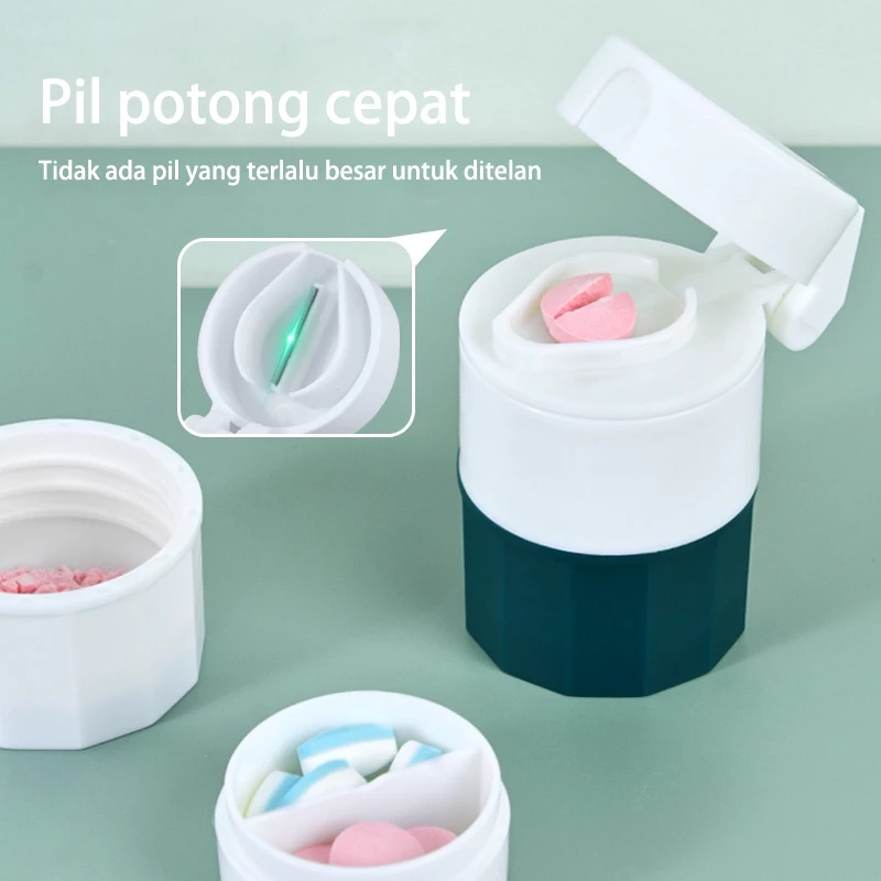 Penumbuk Obat Pemotong Penggerus Penghancur Pill Obat Tablet Cutter | AutoStock