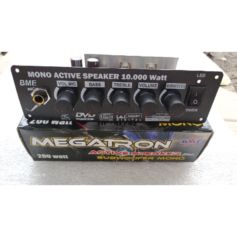 Jual Kit Aktif Megatron 200watt/Megatron Active Speaker Plus Subwoofer