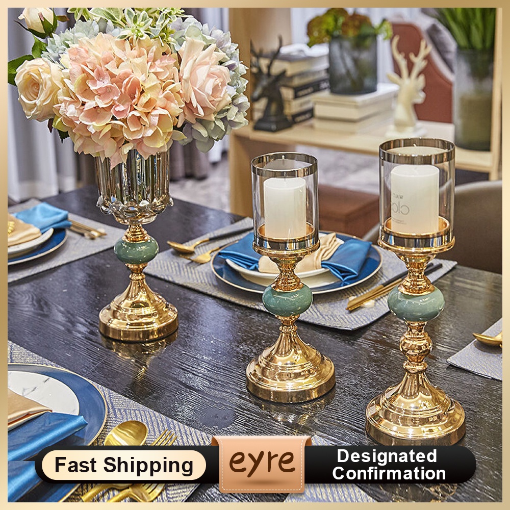 Jual Eyre Suasana makan malam dengan cahaya lilin pengaturan suasana