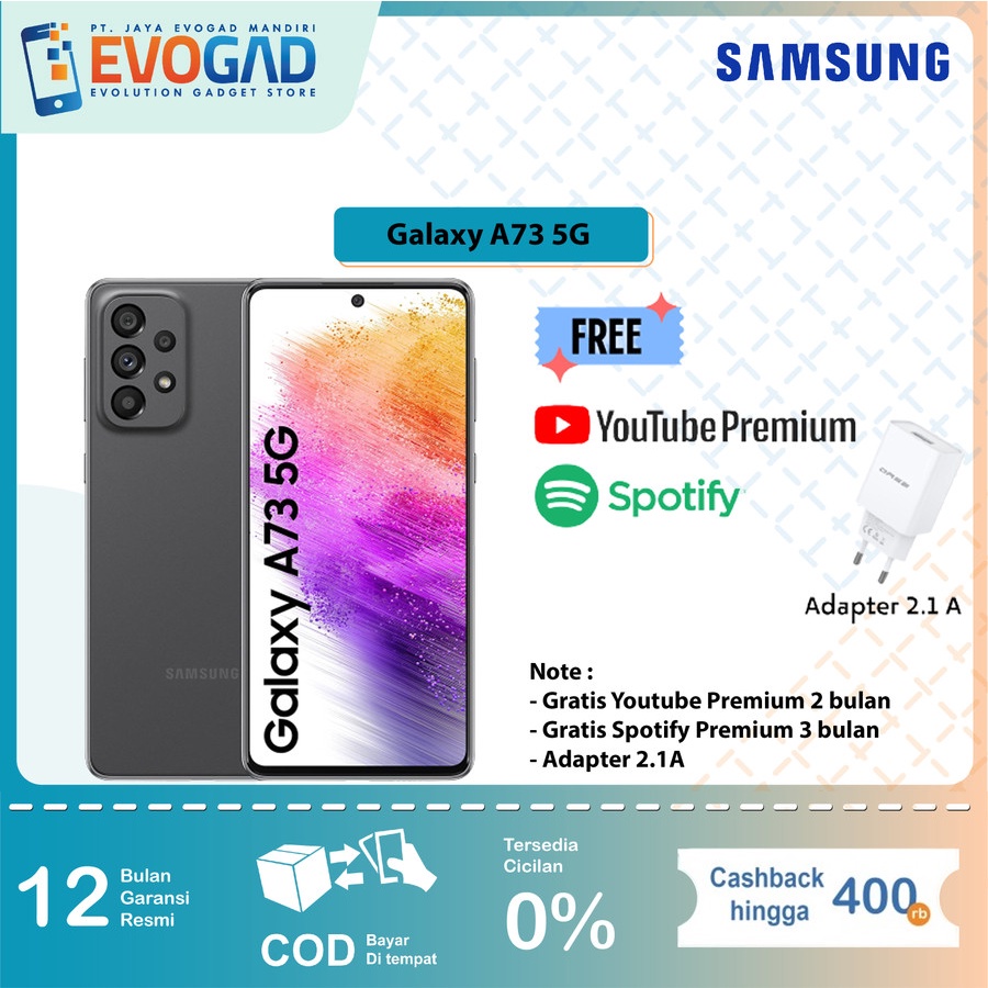 Jual Samsung Galaxy A73 5G 8/256GB Garansi Resmi Samsung Indonesia