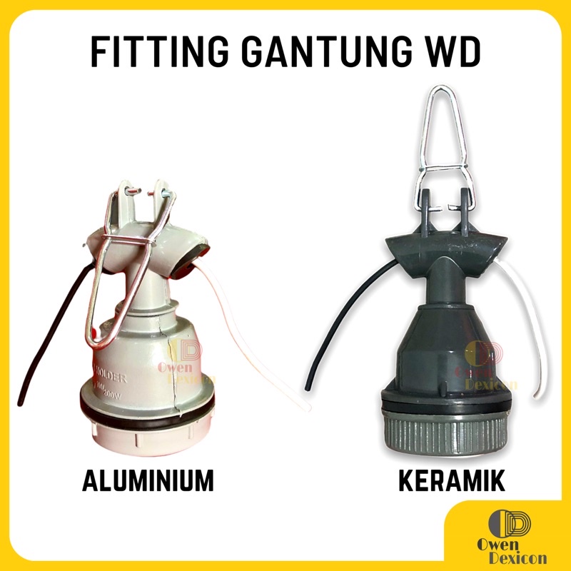 Jual Dexicon Fitting Gantung Wd Keramik Fitting Gantung Lampu Jalan