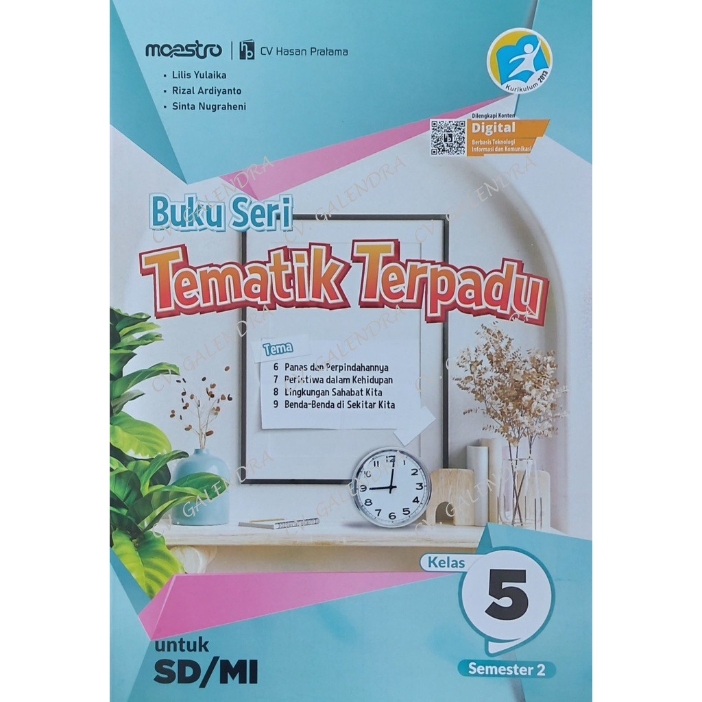 Jual Buku Seri Tematik Terpadu SD/MI Kelas 5 Semester 2 | Shopee Indonesia