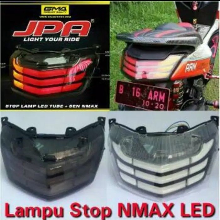 Jual Lampu Stop Rem Led 3In1 Motor Yamaha Nmax-155 Old Jpa Best Quality ...