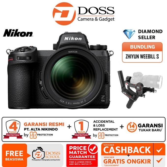 Jual Nikon Z 6ii Mirrorless Kit 24 70mm F4 Nikon Mirrorless Z6ii Shopee Indonesia 5812