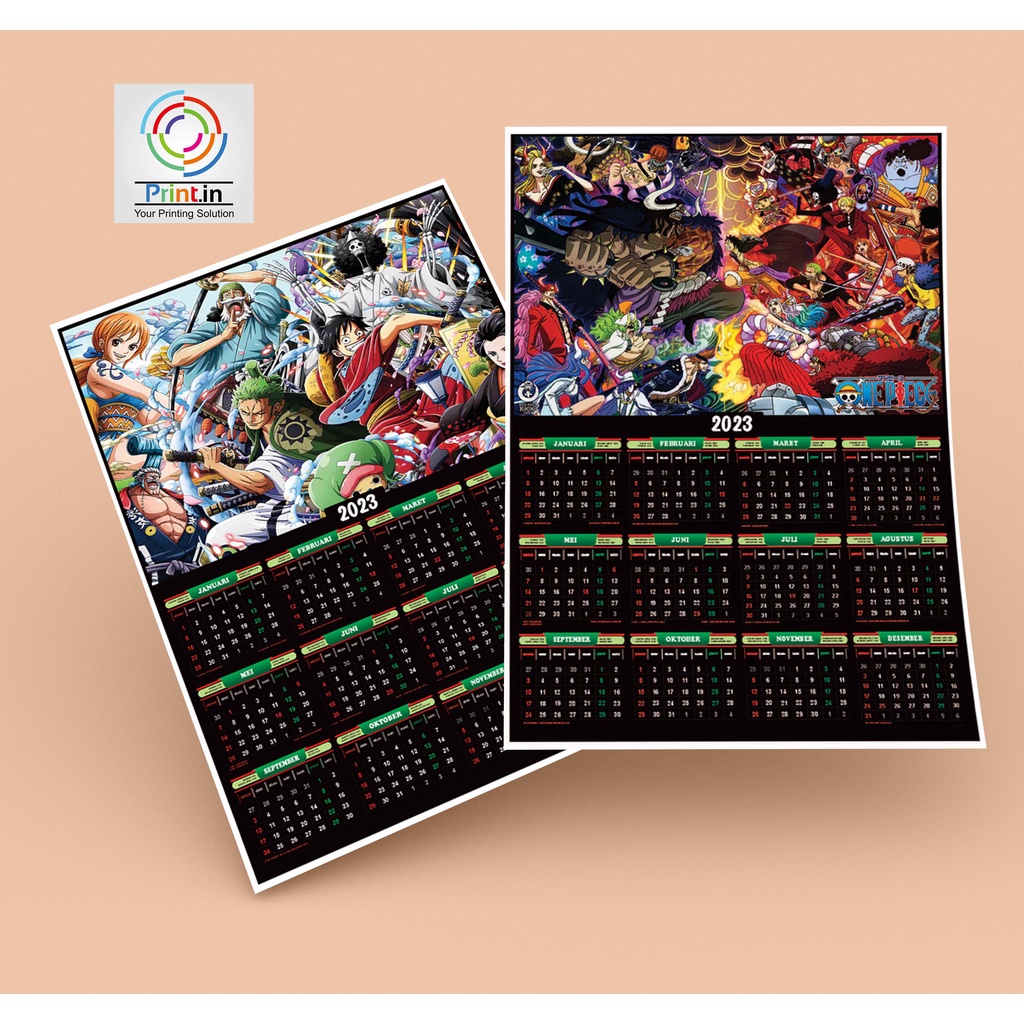 Jual Kalender 2024 Anime Genshin Impact, Full 12 Bulan Shopee Indonesia