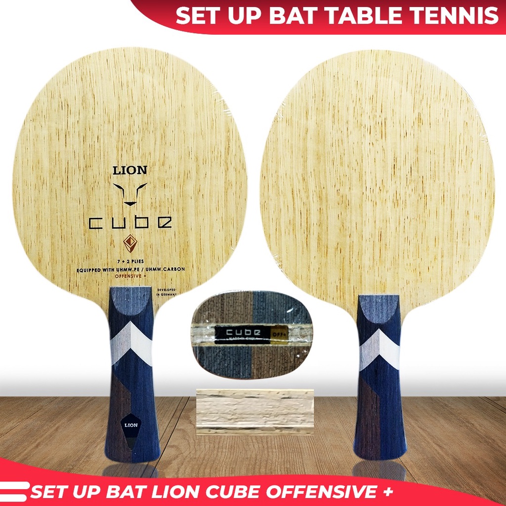 Jual Setup Tenis Meja Lion Cube OFF Plus Palio Hadou 40+ Yinhe Big ...