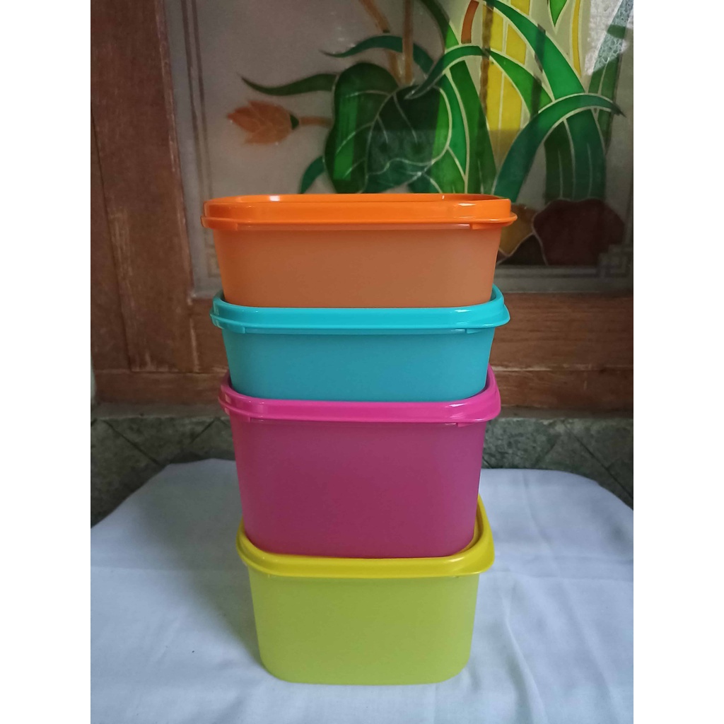 Jual Tupperware Mini Rectangular Low 650 ml | Shopee Indonesia