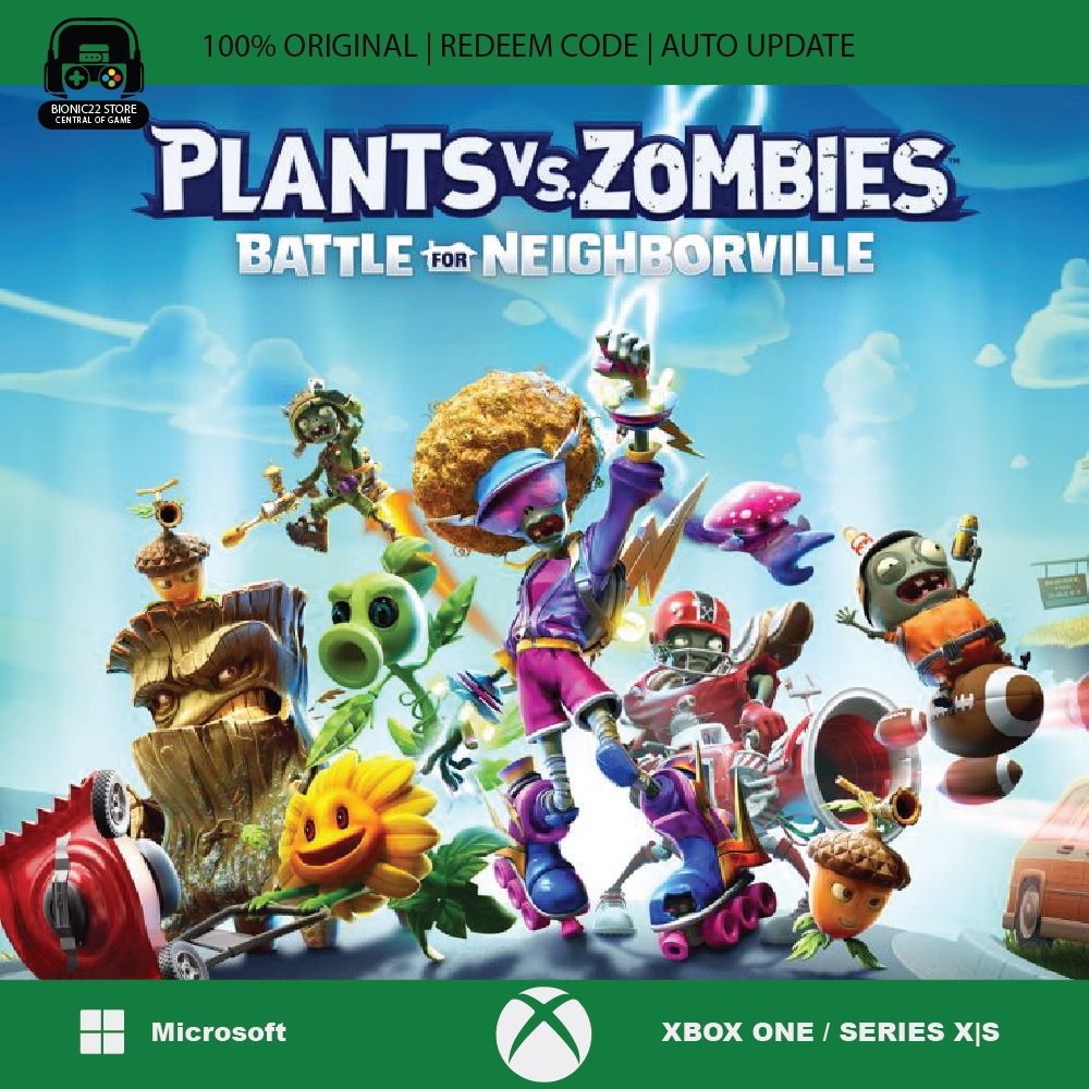 Jual Plants vs Zombies Battle for Neighborville Xbox One Series XS Original Redeem Code Game