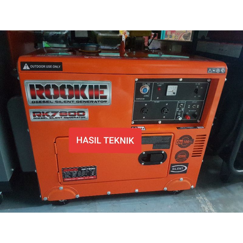 Jual Mesin Generator Listrik Genset 5000 Watt / 7 KVA Disel Solar ...