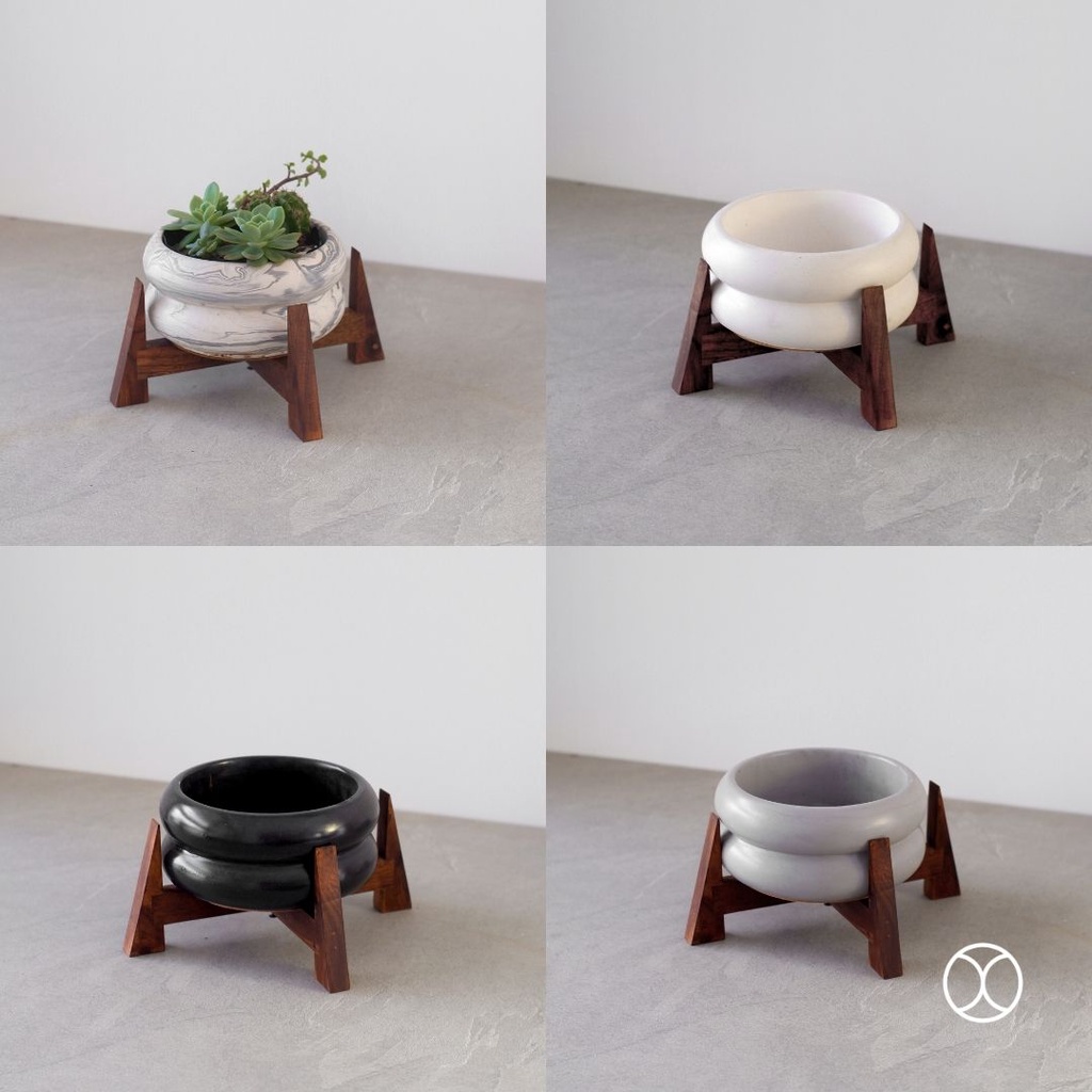 Jual CONCREATE LIVING Pot 15 Cm Terra Pot Home Decor 15 Cm Pot ...