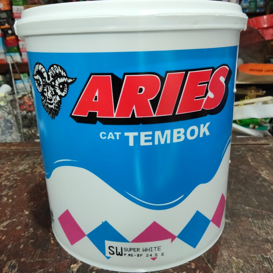 Jual Cat Tembok Aries 5 Kg Warna By Avian Shopee Indonesia 1677