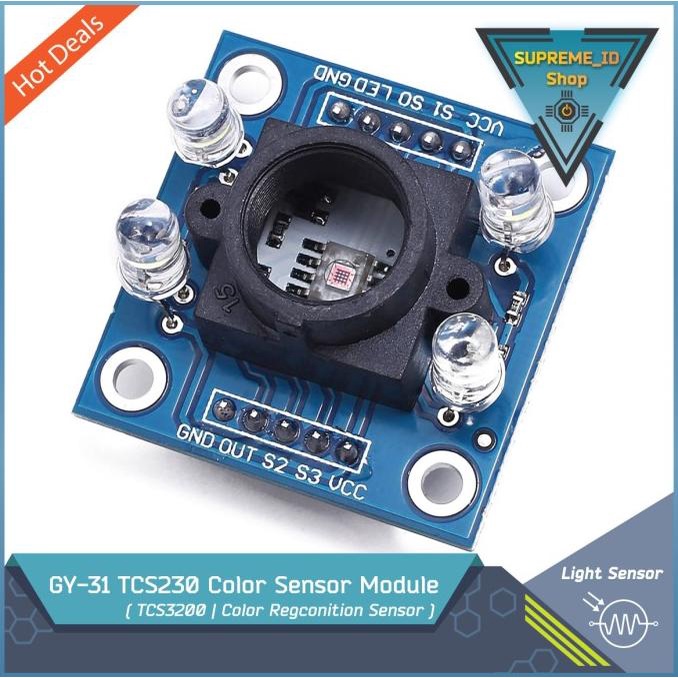 Jual GY-31 TCS230 TCS3200 Color Recognition Sensor Module untuk Arduino ...