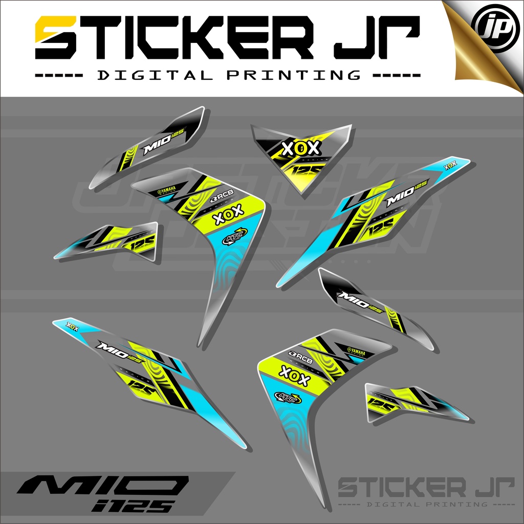 Jual Striping Stiker Decal Transparan Mio M3 / Mio z / Mio 125 Papas ...