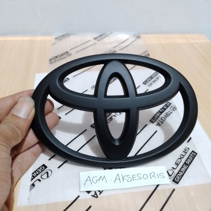 Jual Emblem Logo Toyota Avanza All New Hitam Doff Original Shopee