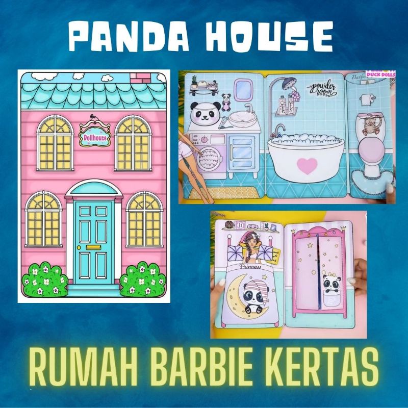 Jual Paper doll katemade Mainan Kertas Quite Book Barbie Kertas mainan kertas viral Shopee