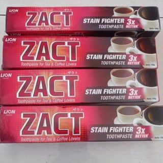 Jual Zact Pasta Gigi 190g ( untuk pecinta kopi dan teh) | Shopee Indonesia