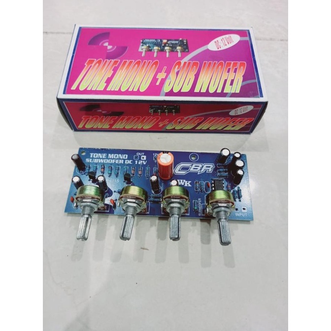 Jual KIT TONE MONO SUBWOOFER DC 12V kit tc mono subwoofer 12 volt CBR