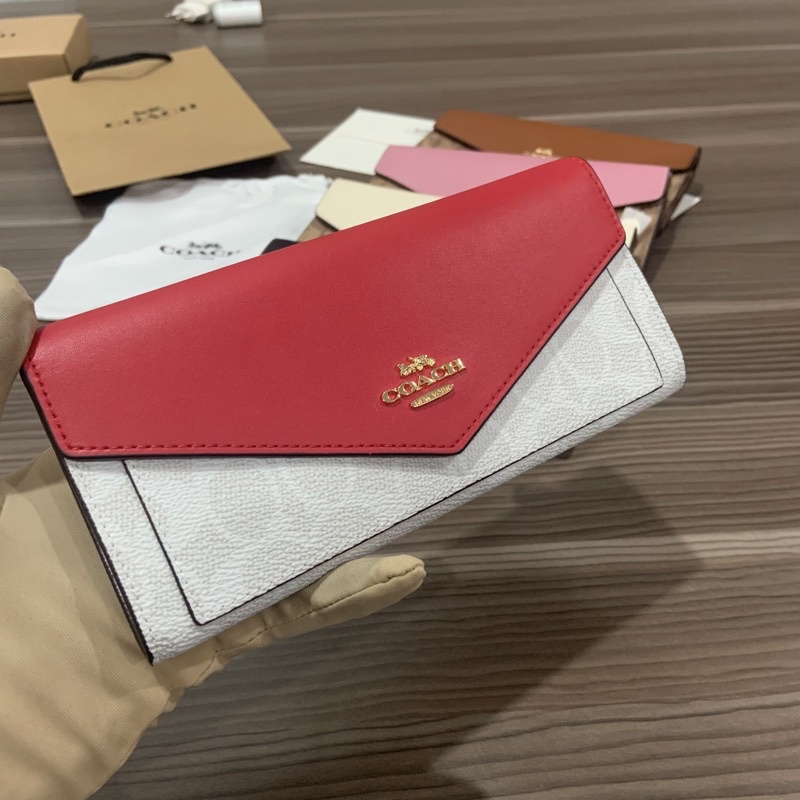 Coach 31547 Soft Wallet In Colorblock Jual DOMPET COC 31547 SOFT