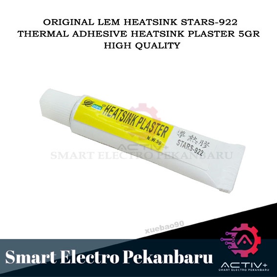 Jual ORIGINAL TUBE GLUE STARS922 THERMAL ADHESIVE HEATSINK PLASTER 5GR