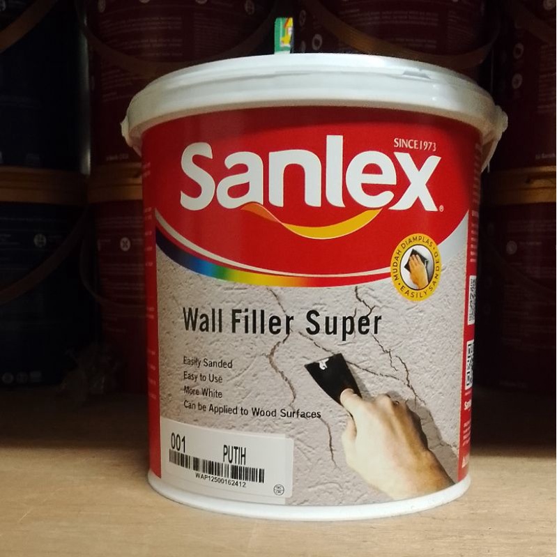 Jual SANLEX WALL FILLER 5KG Shopee Indonesia