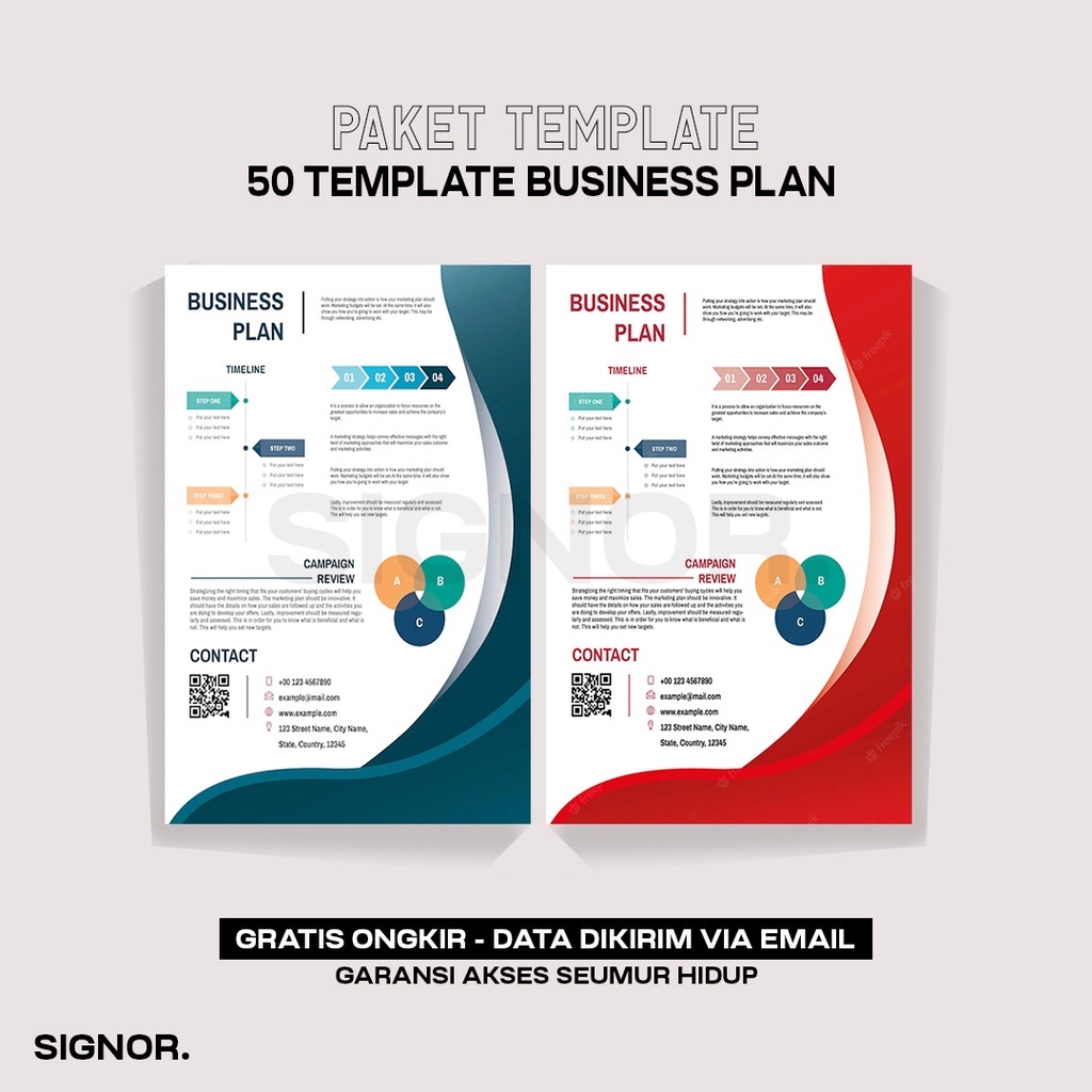 business plan template indonesia