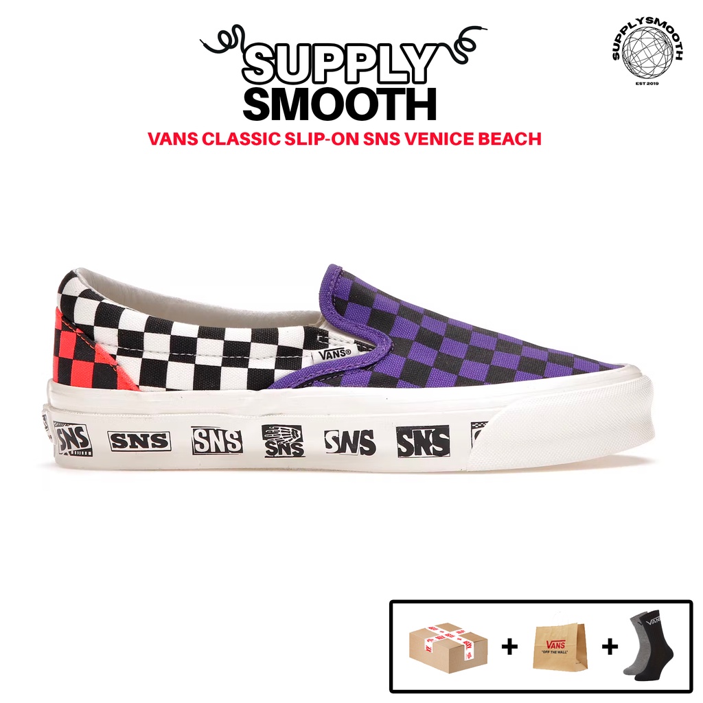Vans Classic Slip-On SNS Electric Purple Venice Beach