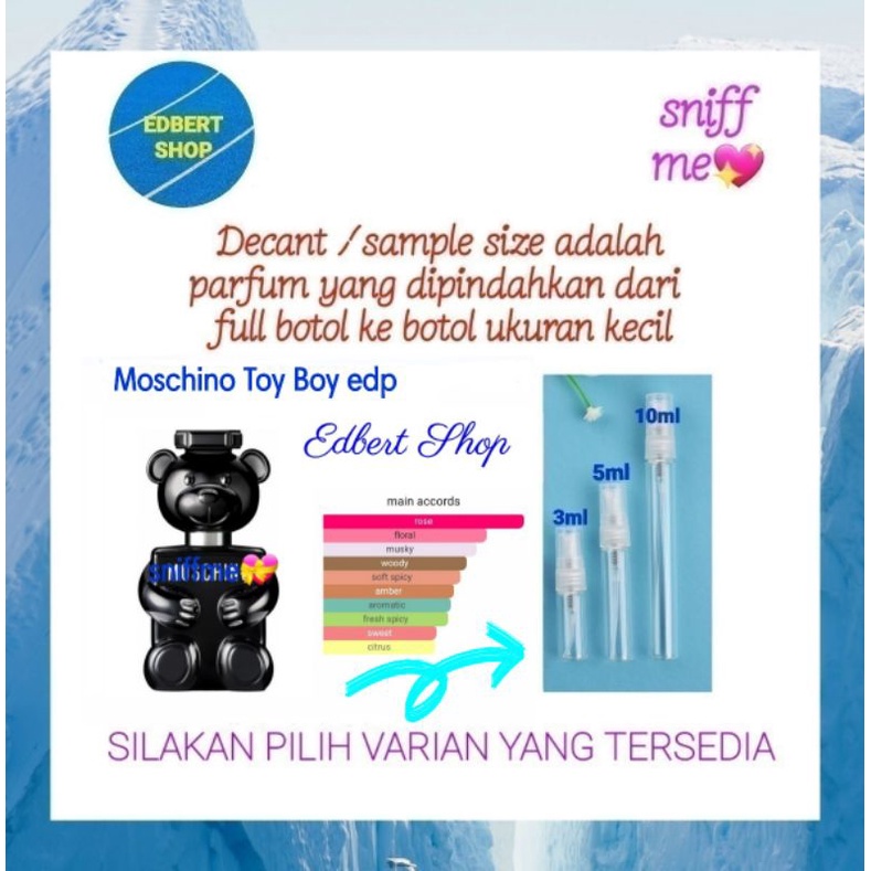 Jual Moschino Toy Boy for men - decant sample size | Shopee Indonesia