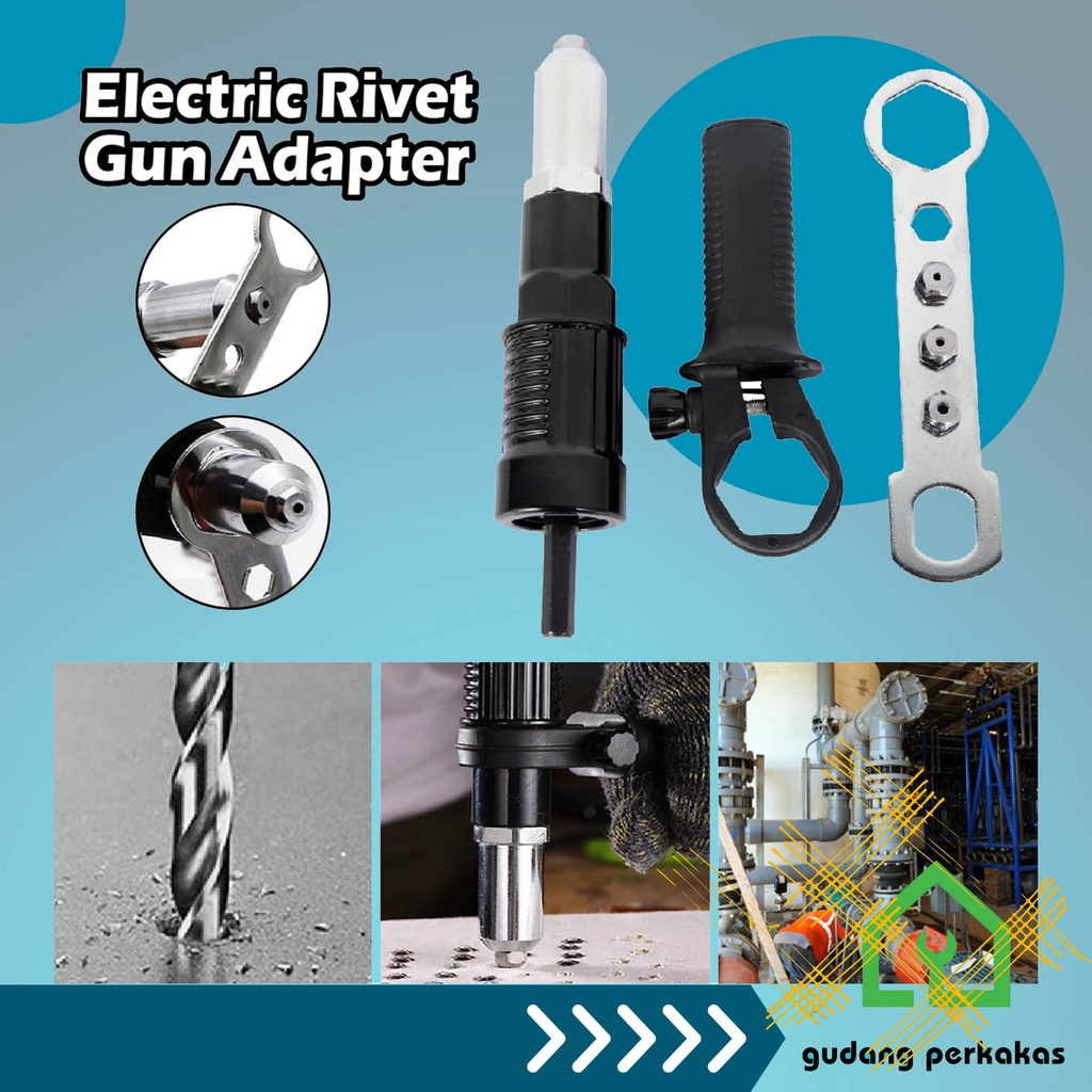Jual Adapter Paku Rivet Riveting Gun Adapter Besi | Shopee Indonesia