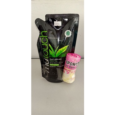 Jual MUTOUCH GOAT'S MILK WHITE GREEN TEA REFILL 450ML | Shopee Indonesia