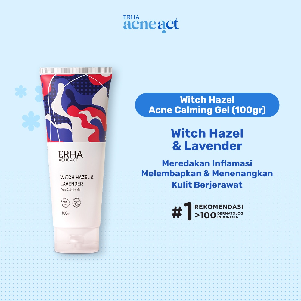 Jual Erha Acneact Witch Hazel And Lavender Acne Calming Gel 100g