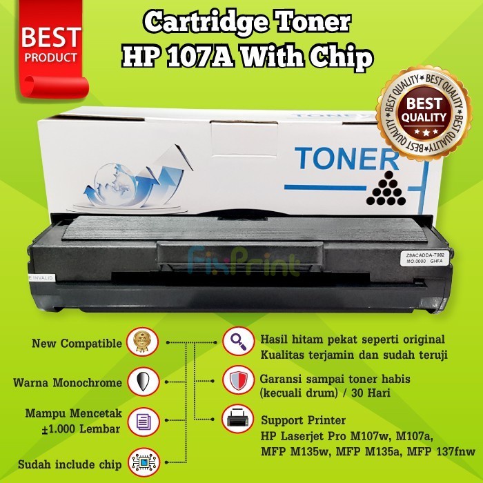 Jual Cartridge Compatible Hp Laserjet 107a Laser Toner Cartridge Shopee Indonesia 9606