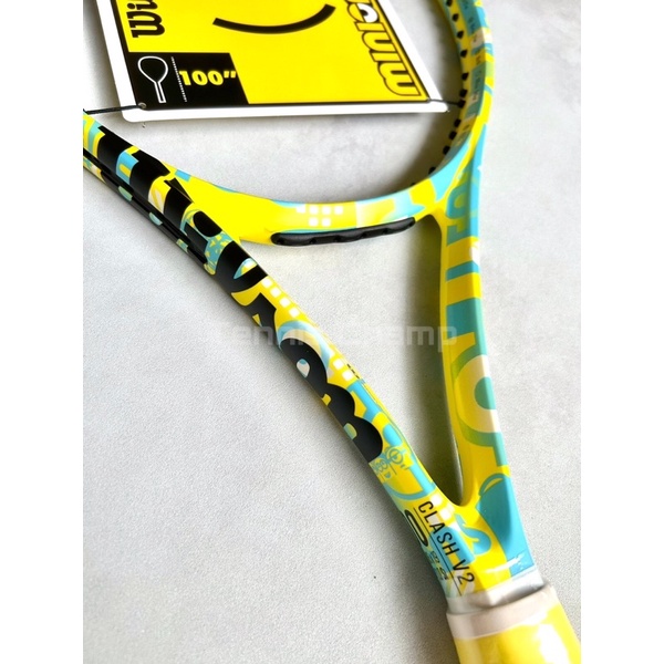 Jual Raket Tenis Wilson Clash 100 Minions V2/Racket Wilson Minions ...