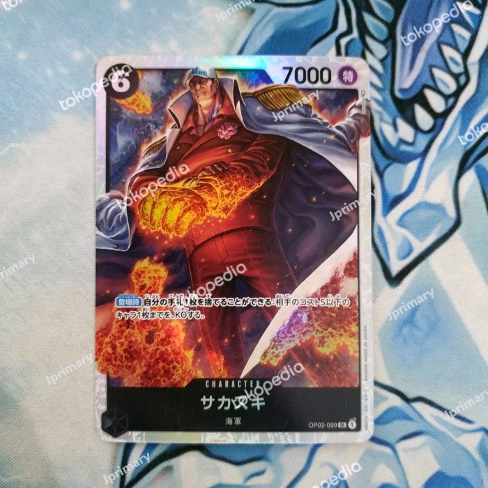 Jual one piece tcg akainu OP02099 SR original Shopee Indonesia