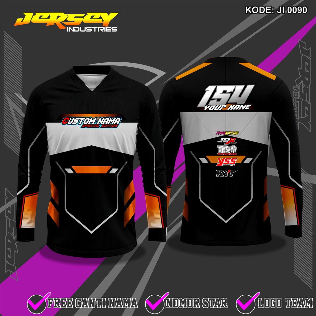 Jual Jersey Racing Full Printing, Kaos Jersey Drag Desain Custom, Bisa ...