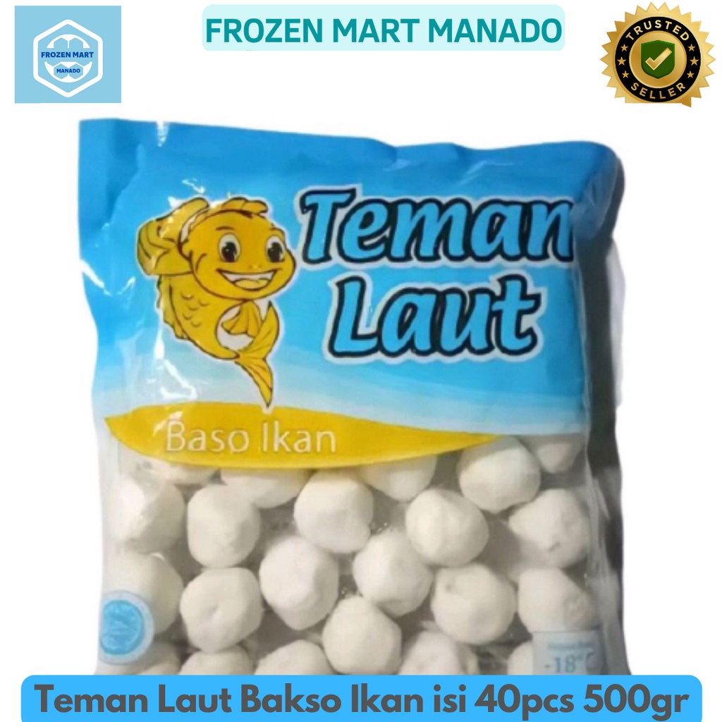 Jual Teman Laut Bakso Ikan Isi 40pcs 500gr Frozen Mart Manado Frozen