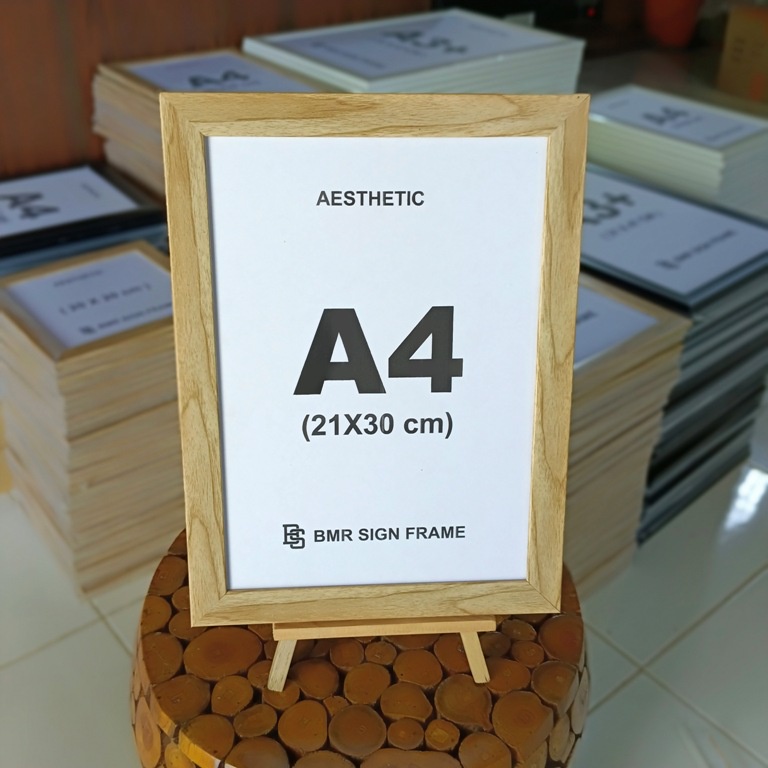 Jual Bingkai Pigura Foto Kayu A4 & A3+ Minimalis | Shopee Indonesia