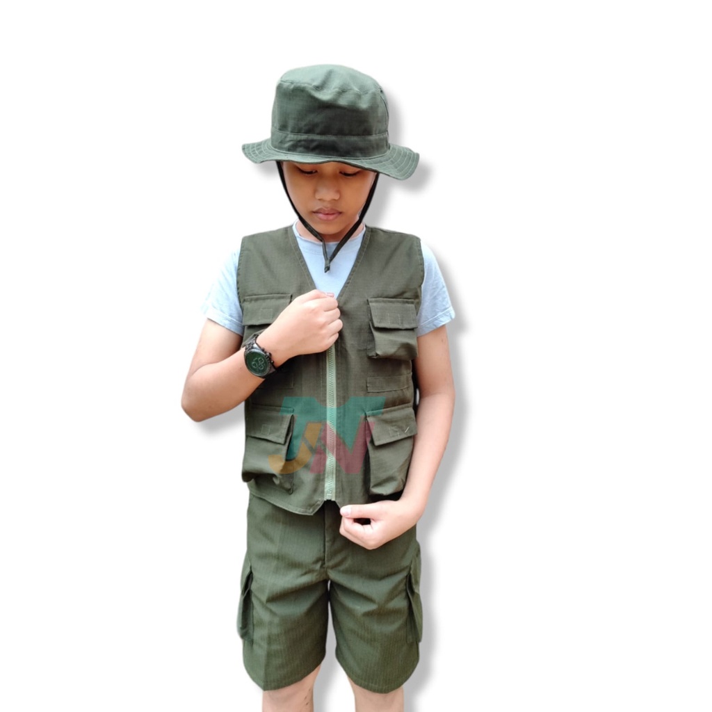 Jual Rompi anak petualang paket lengkap Hijau Army Konveksi Jayanegara ...