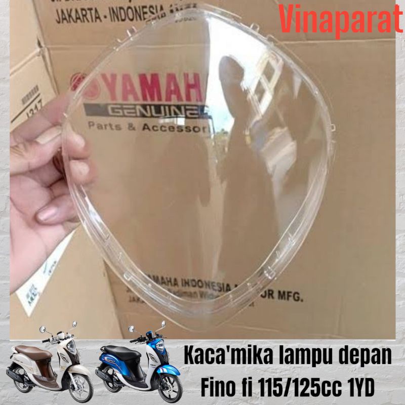 Jual Kaca Mika Lampu Depan Reflektor Yamaha Fino Fi 115 Dan 125 Cc 1YD Original Shopee Indonesia