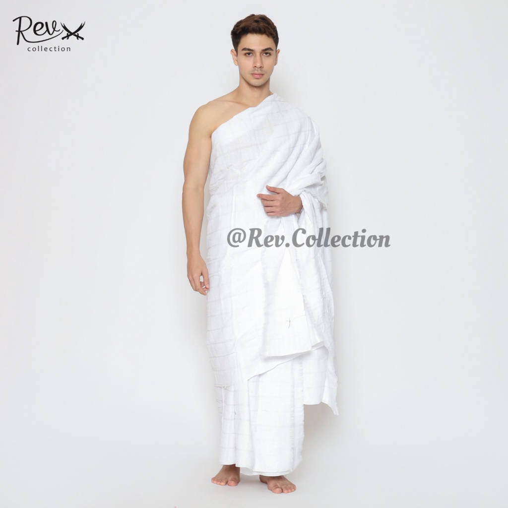 Jual Kain Ihram Set Baju Ihram Ardha Exclusive / Perlengkapan Haji Dan ...