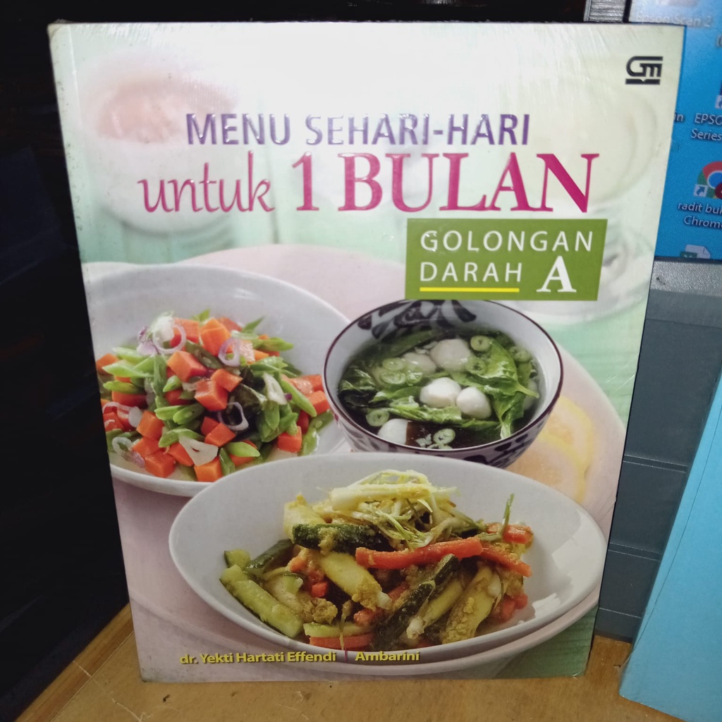 Jual Buku MENU SEHARI-HARI UNTUK 1 BULAN GOLONGAN DARAH A By Dr. Yekti ...