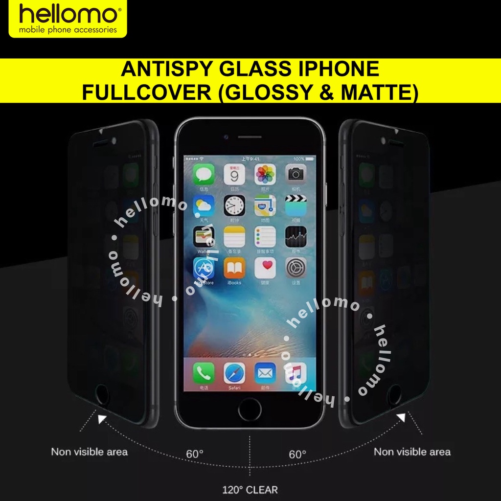 Jual Anti Spy Tempered Glass iPhone Antispy Antigores Anti Gores