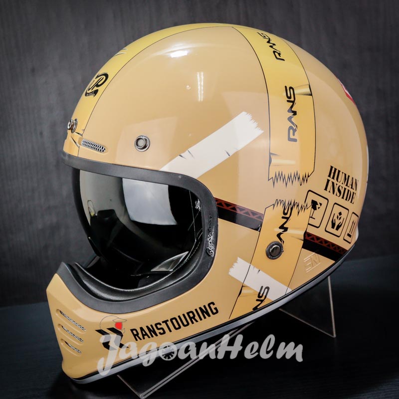 Jual PX HELM JP SIGNATURE HUMAN INSIDE RANS SE | CAPUCCINO GLOSS ...