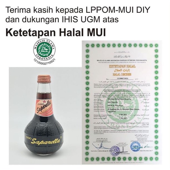 Jual INDO SAPARELLA 300 ml 1 Karton Minuman Soda Soft Drink Jadul Limun ...