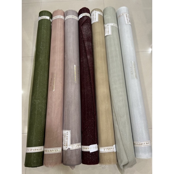 Jual Kain Segnet Sarkle / Organza Crinoline / Organza Gazar / Soft ...